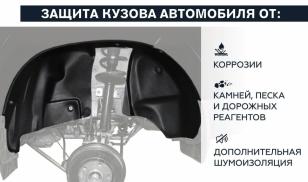 Подкрылки для Chevrolet Niva 1996-2009 задняя пара Ново Пласт